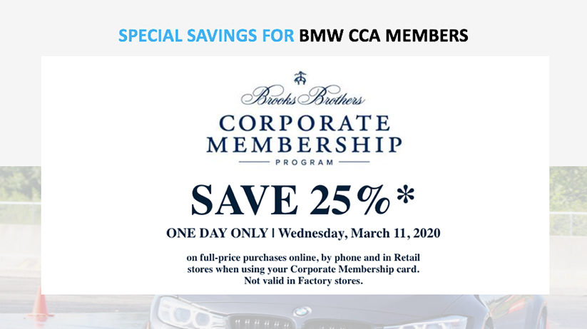 brooks brothers corporate discount