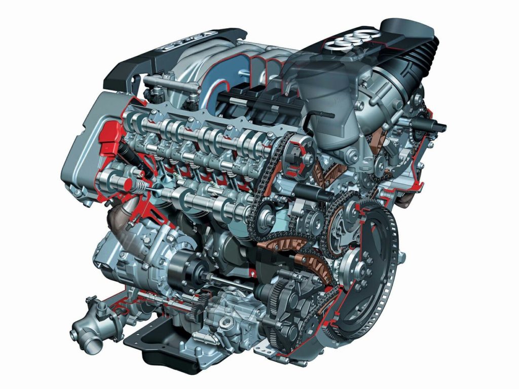 Audi 4.2 Liter V8 BBK BHF