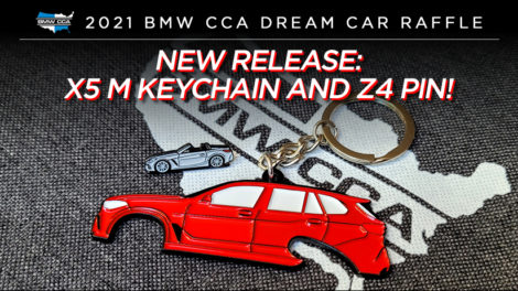 BMW CCA Dream Car Raffle X5 M Z4 Pins