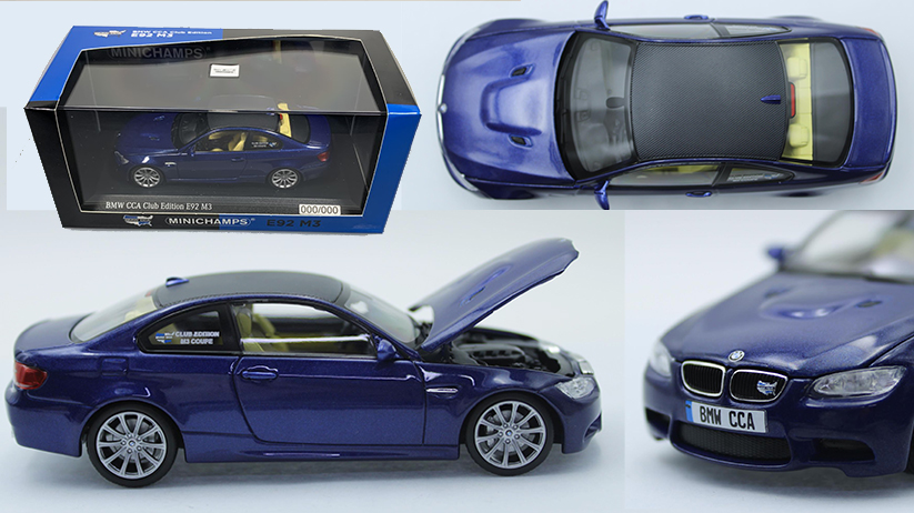 BMW CCA E92 M3 Club Edition Minichamps