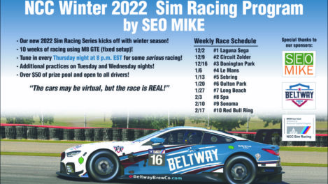 BMW CCA NCC SIM Racing Winter 2022