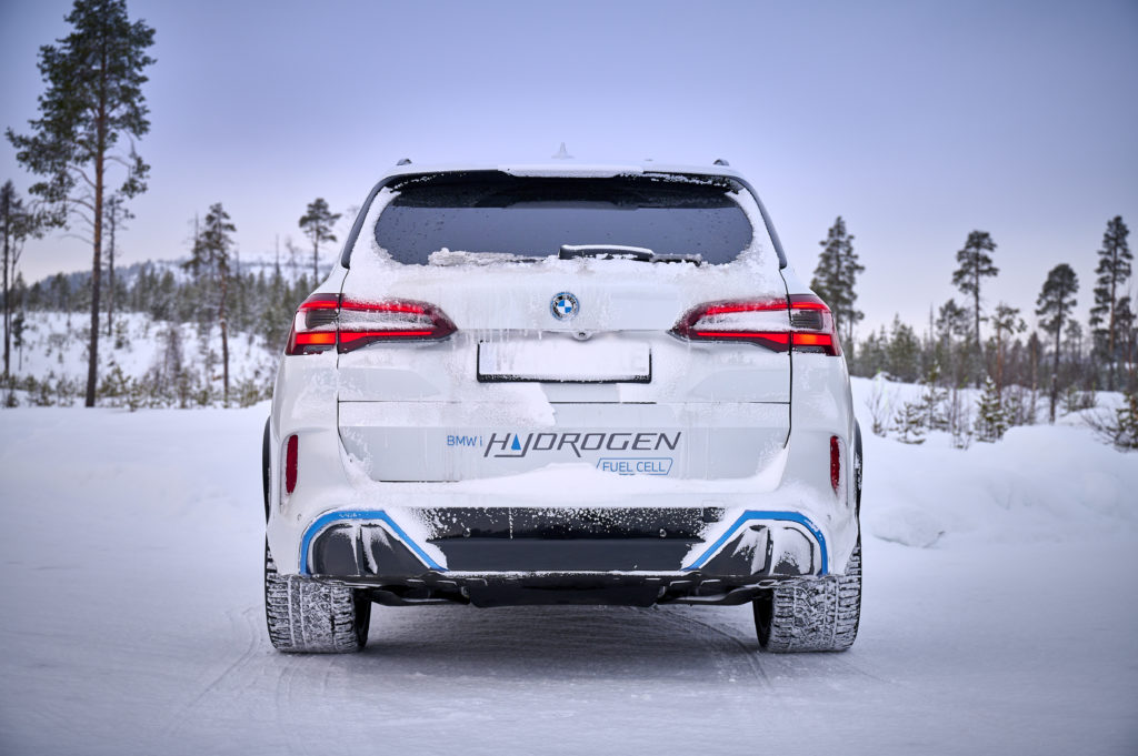 BMW iX5 Hydrogen in Arjeplog