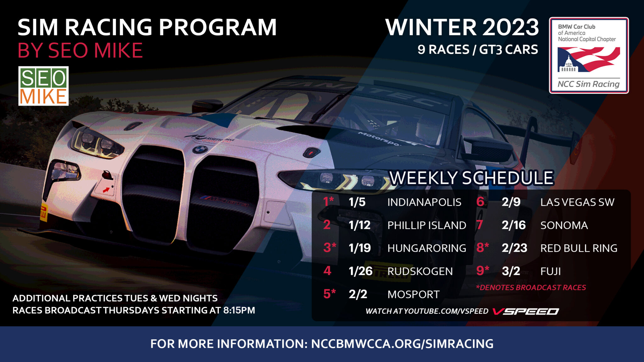 Sim Racing With National Capital Chapter Starts January 5th - BimmerLife