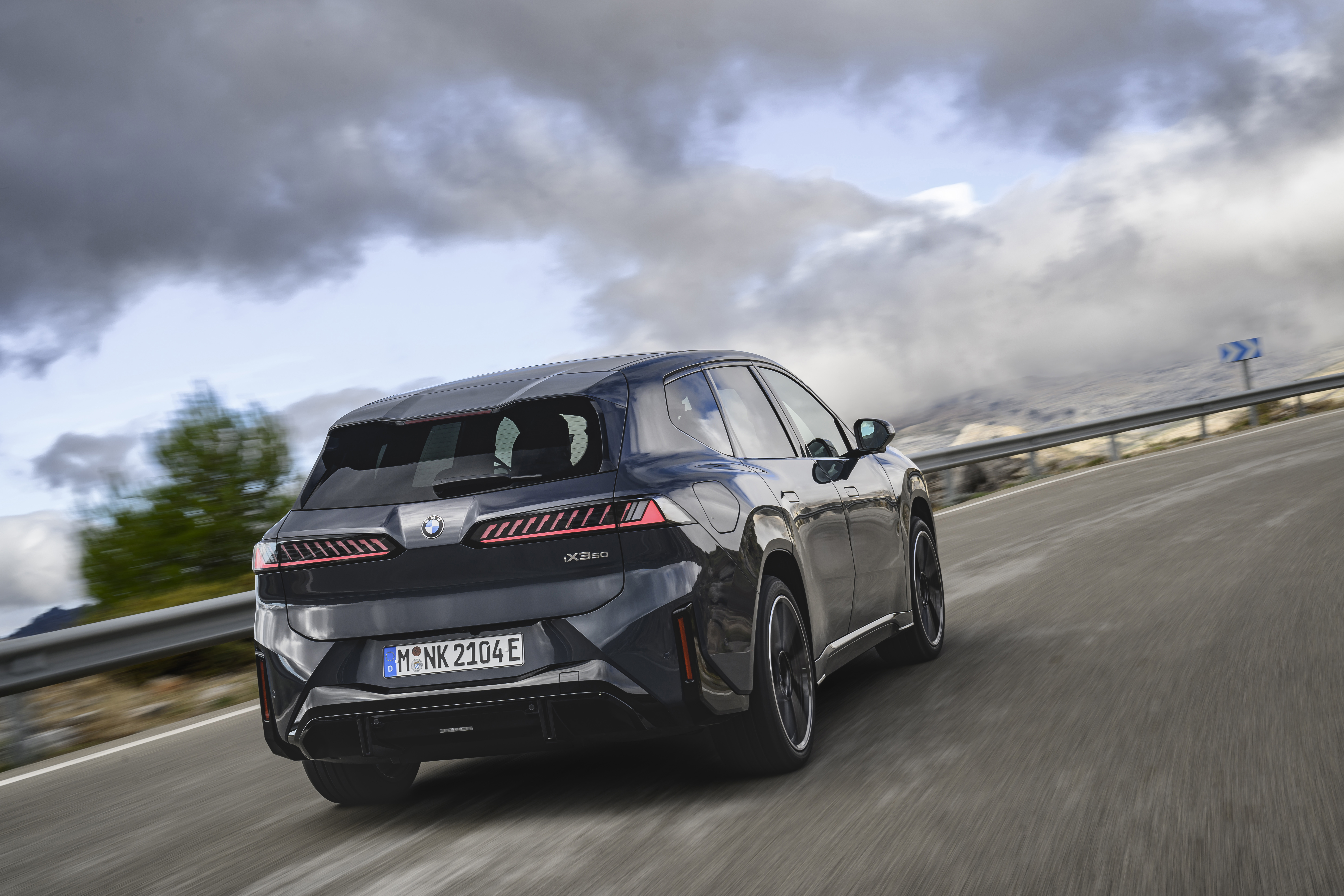 2027 BMW iX3 driving