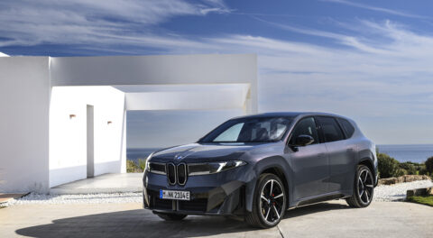 2027 BMW iX3 front three-quarter