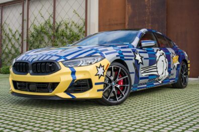 Jeff Koons BMW M850i Gran Coupe art car